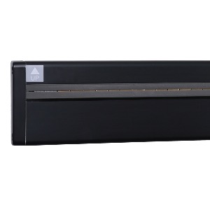 Perfil eléctrificado E-Genesis, 60 cm, Conexión derecha, Negro